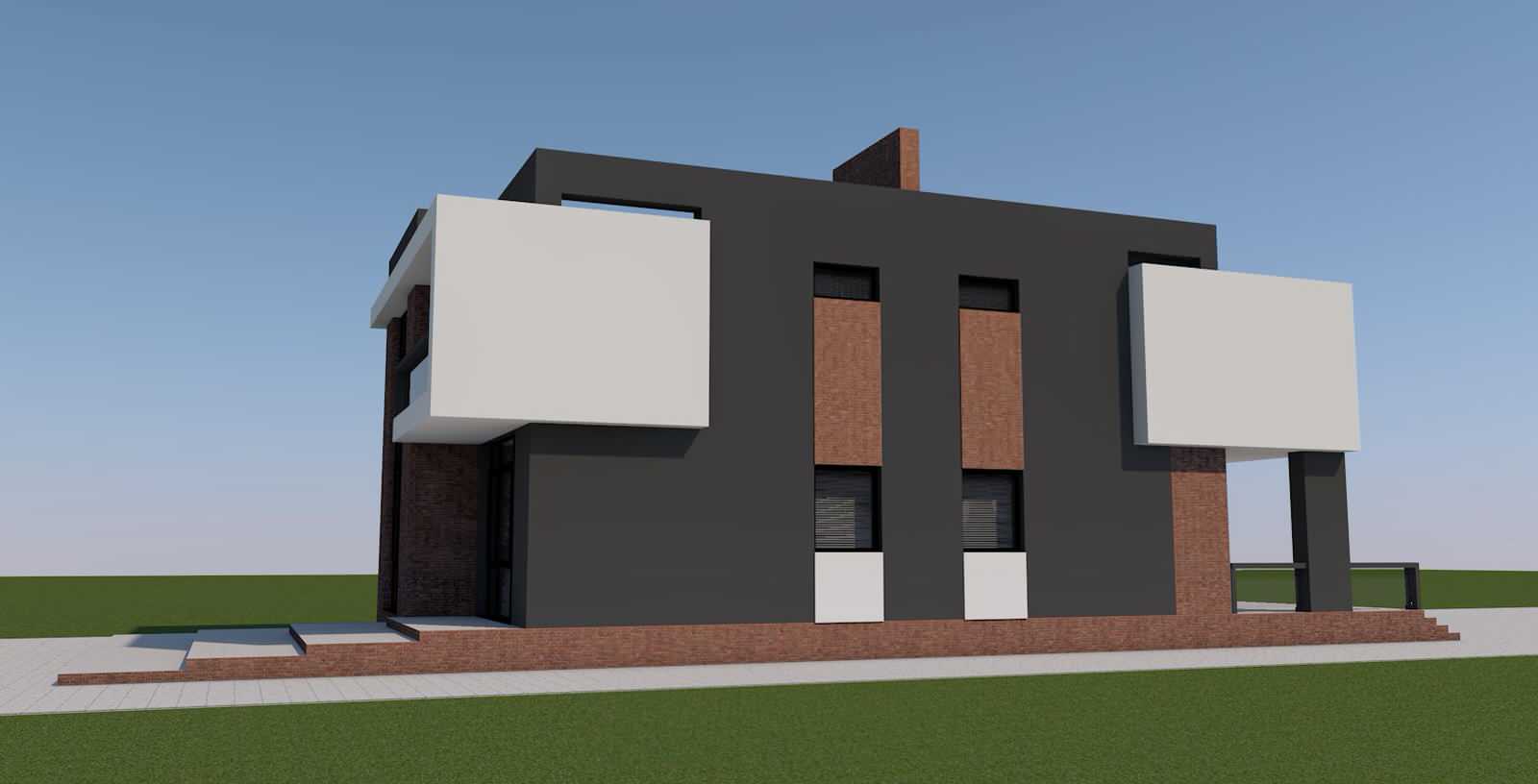 Архитектура дома в стиле Хай-тек