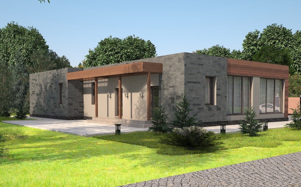 Дом в стиле Райт