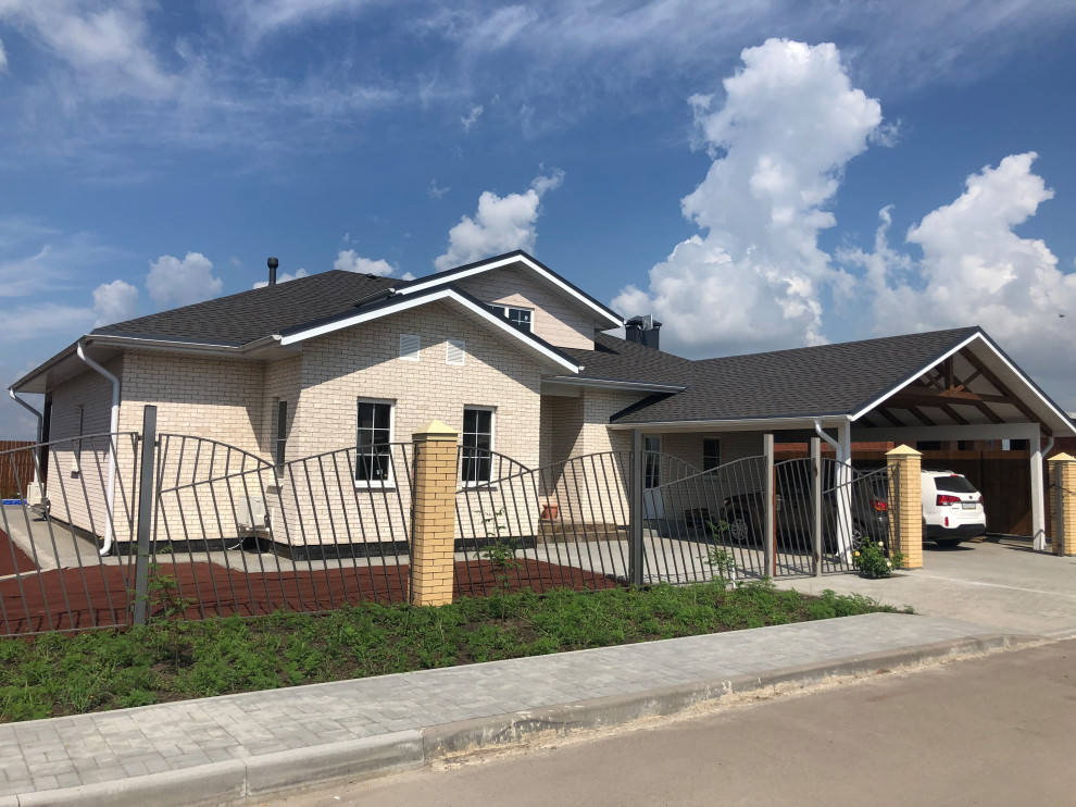 Обложка проекта: Дом в стиле "Новый Американец"