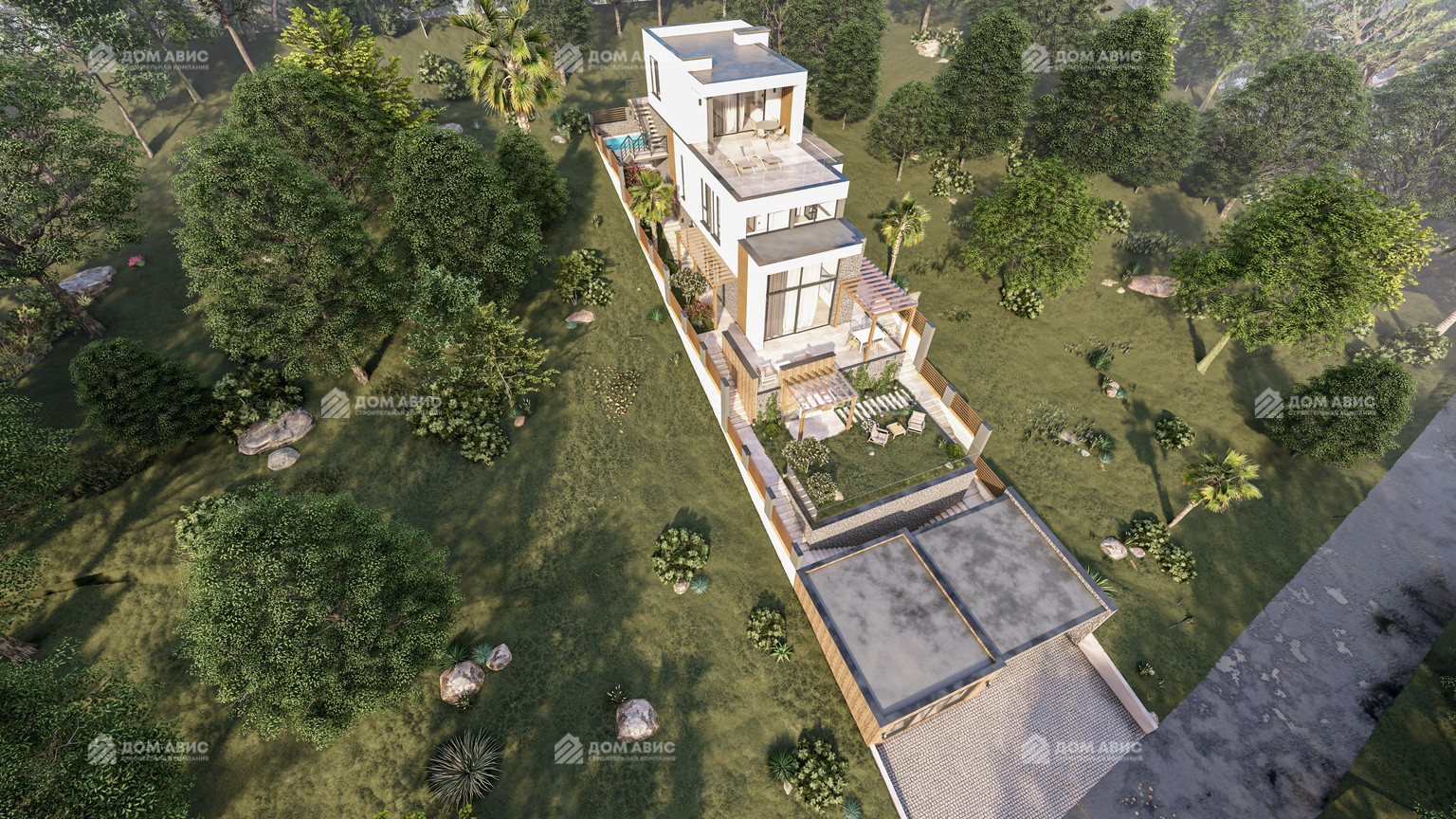 проект дома в Сочи, Черешня