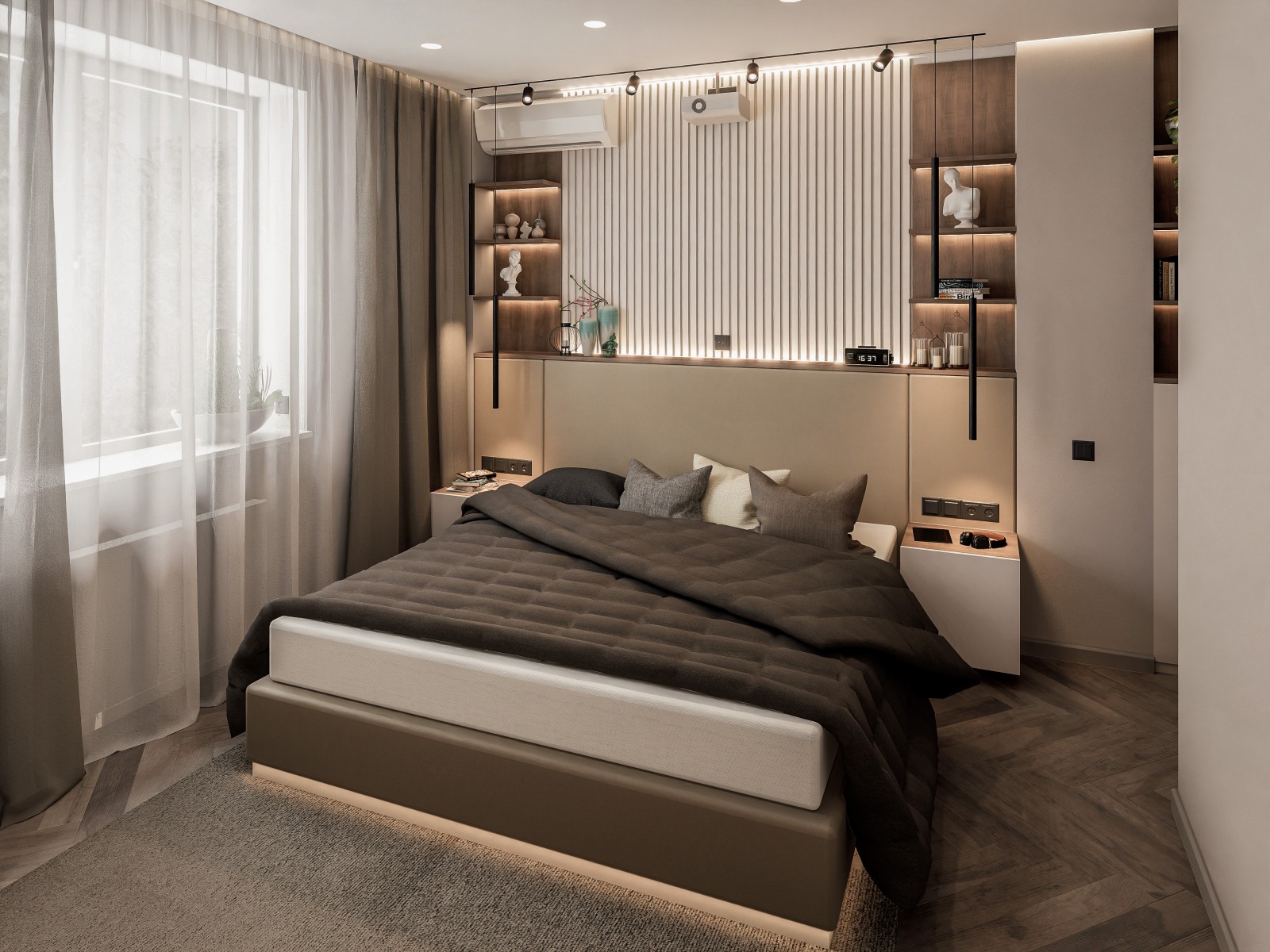 Дизайн-проект двухкомнатной квартиры 69 м2