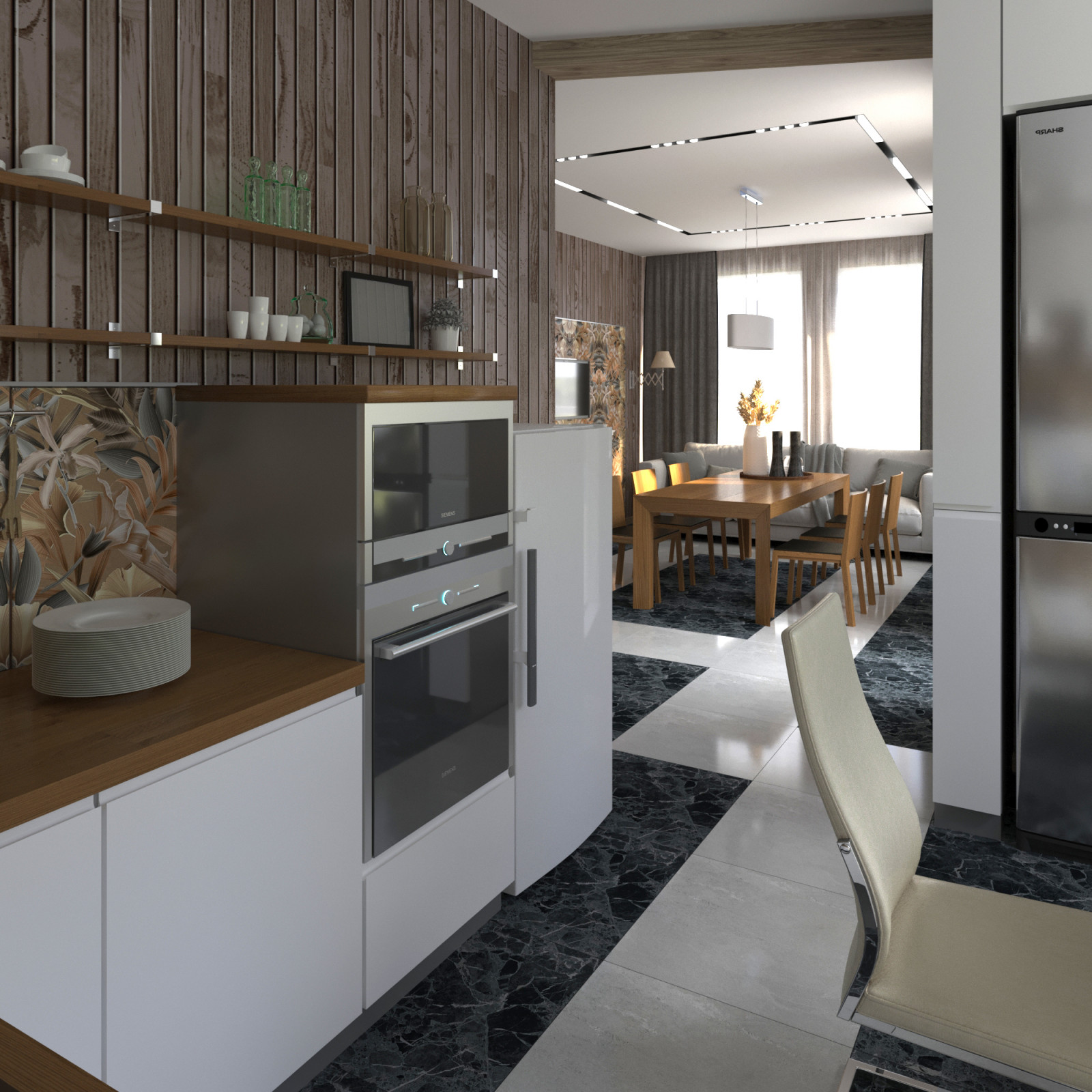 Интерьер деревянного дома, Нижегородская область