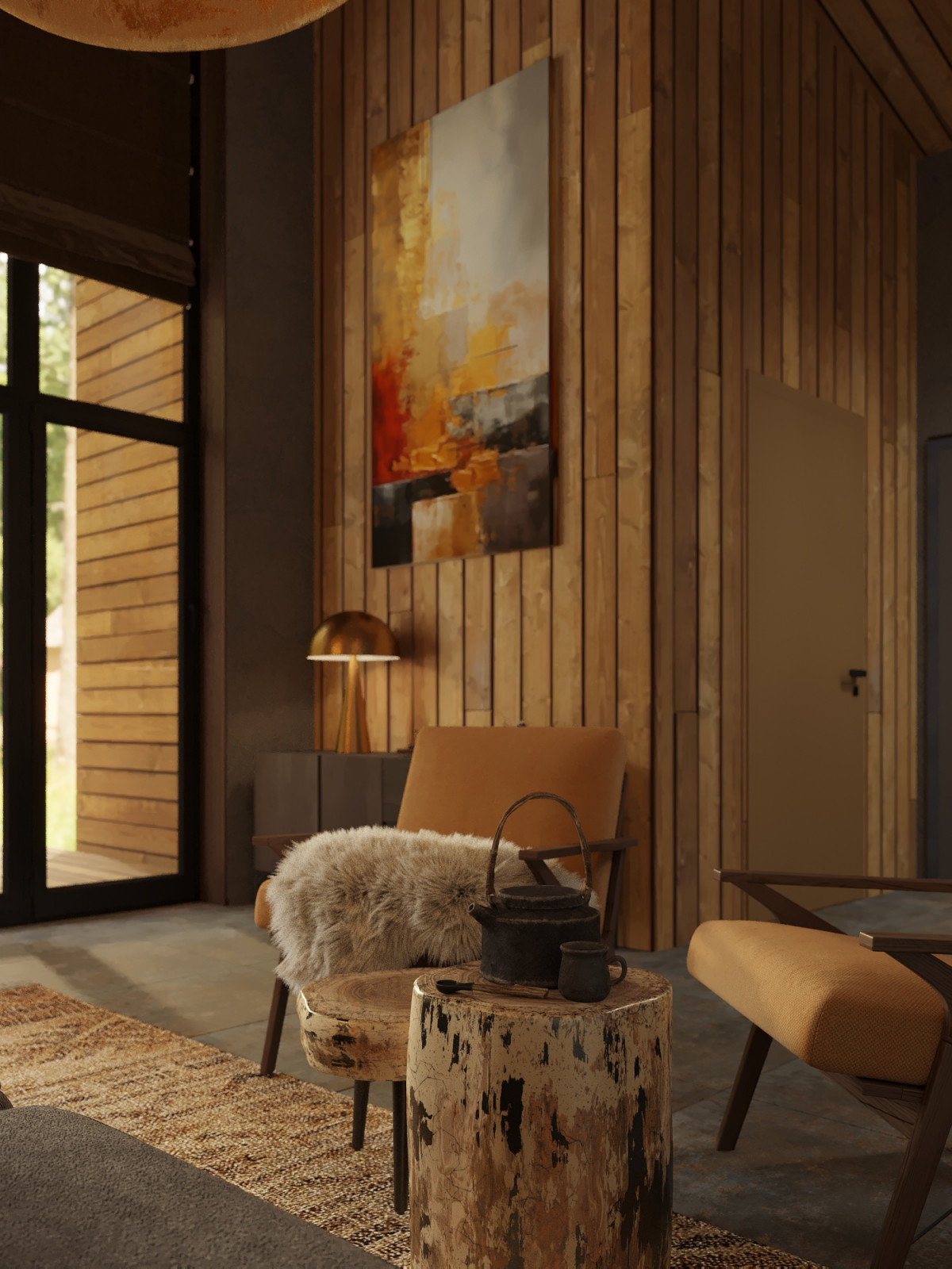 Деревянный дом в поселке Лаки парк