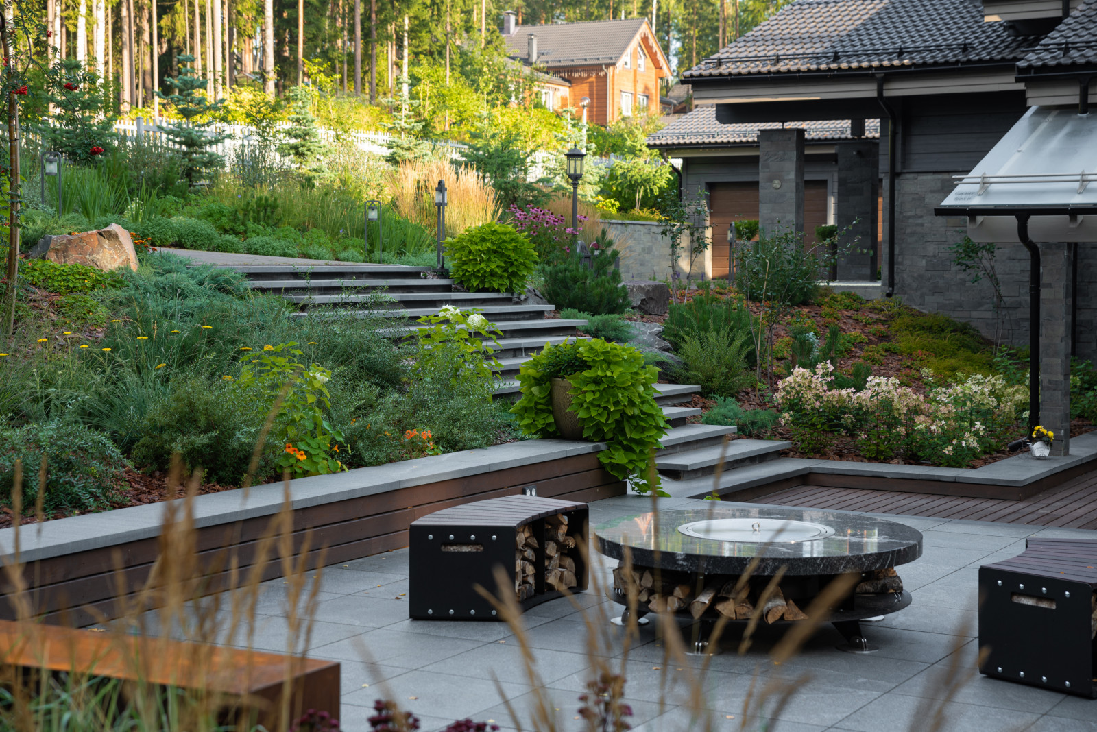 Сад на склоне