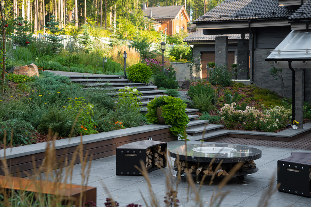 Сад на склоне