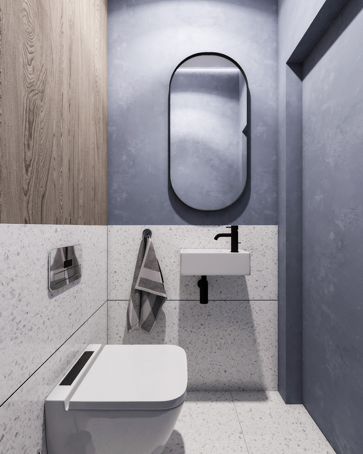 Обложка проекта: Дизайн трехкомнатной квартиры ЖК Мегаполис-парк 69м2