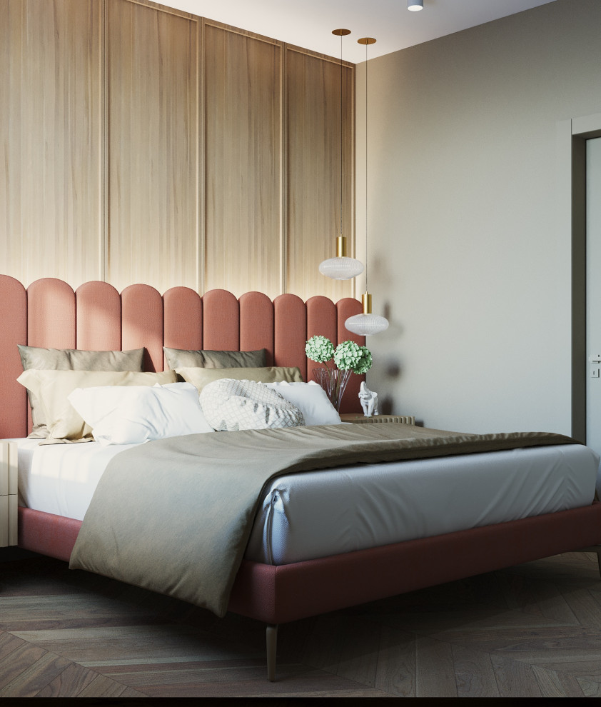 Спальная комната в ЖК Баухаус