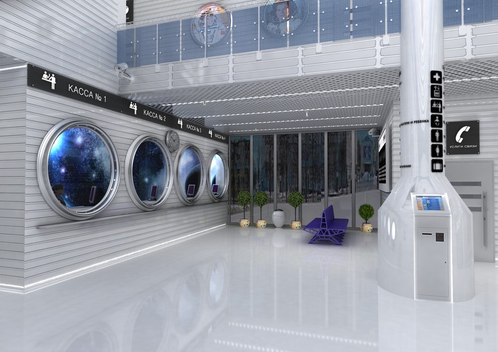 Проект реконструкции интерьеров и прилегающей территории автовокзала