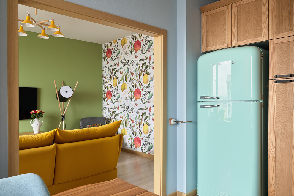 В гостях: Яркий ремонт на базе отделки «от застройщика»