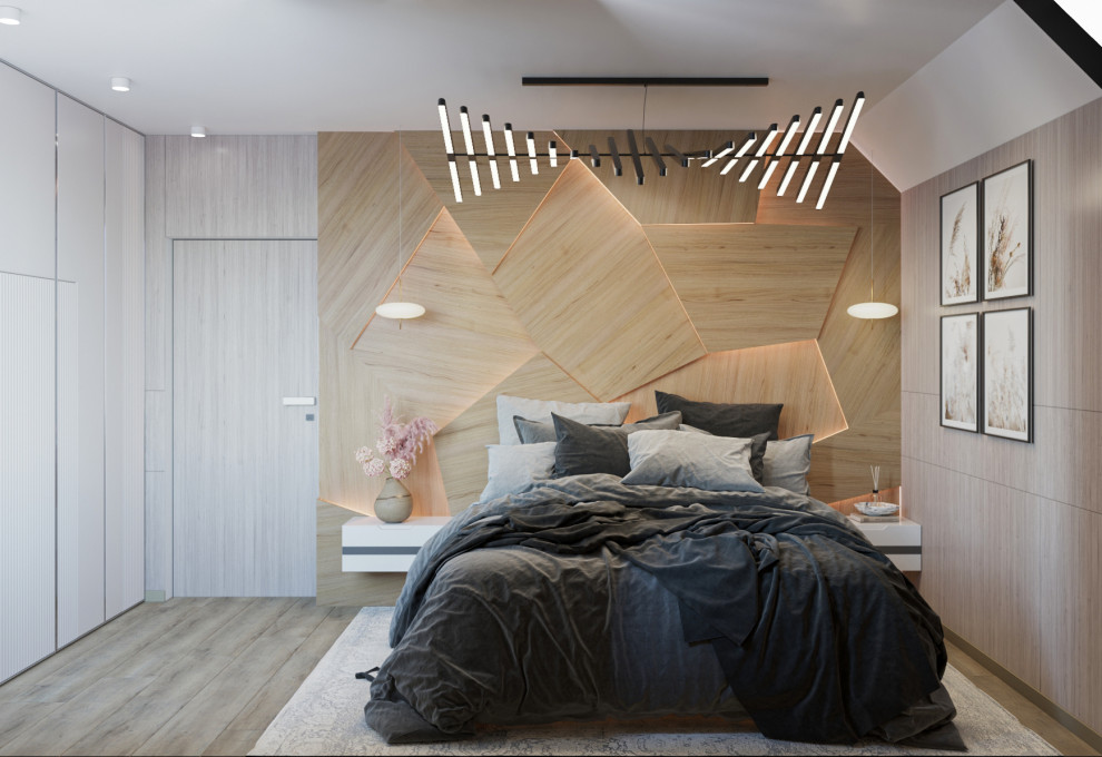 Обложка проекта: Спальня в стиле лофт в загородном доме