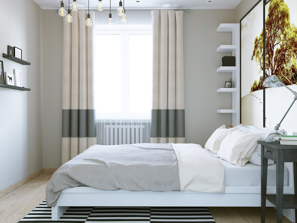 Квартира в современном стиле с акцентами скандинавского.