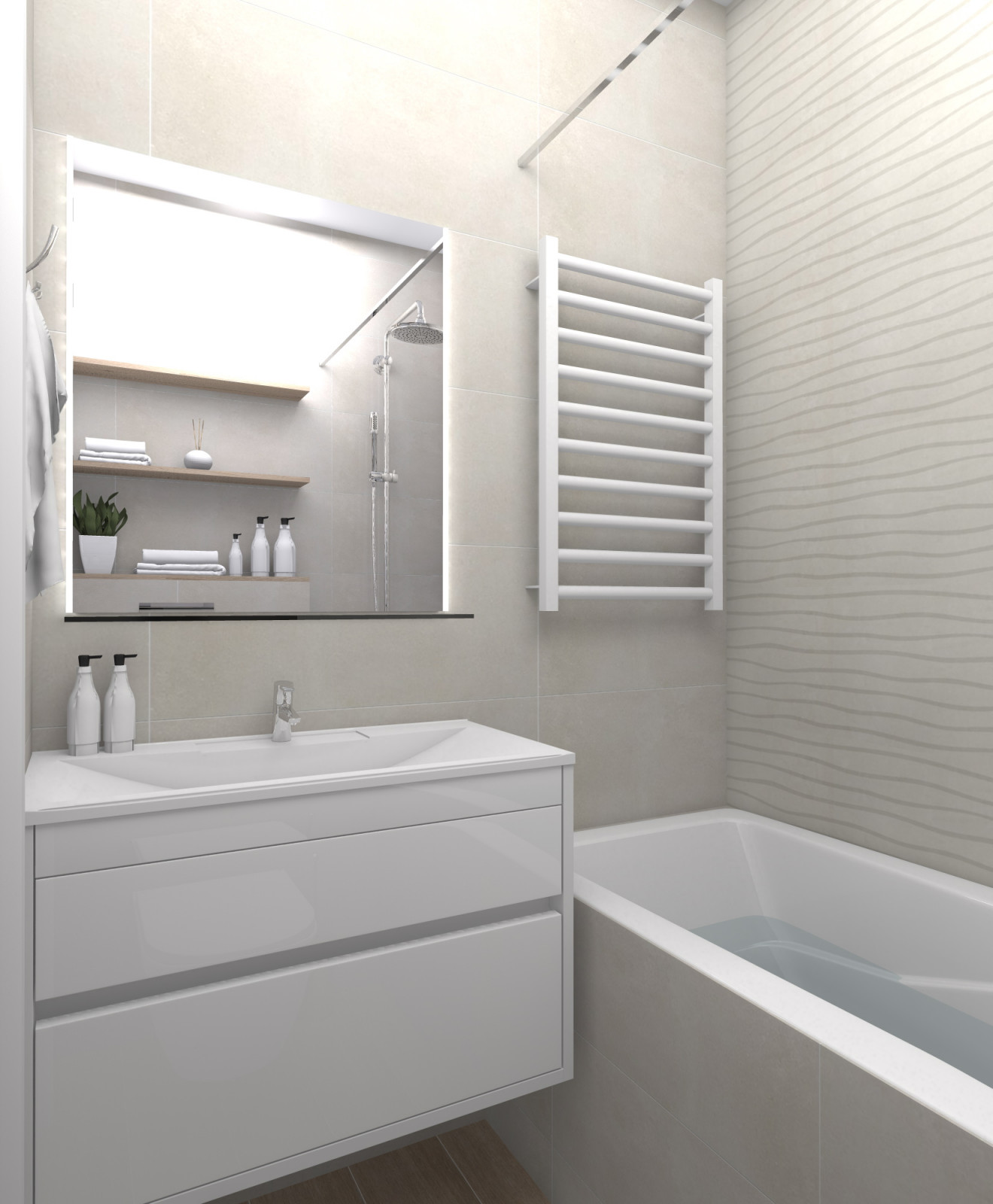 Дизайн-проект двухкомнатной квартиры по ул. Суворова