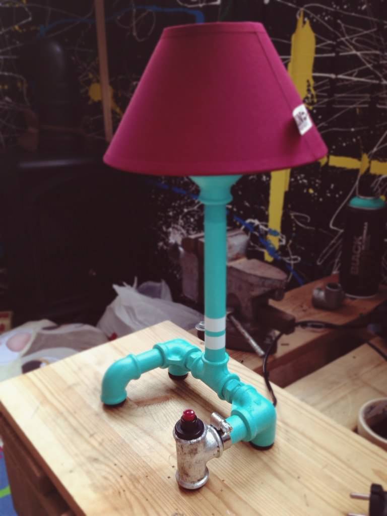 Светильники из водопроводной трубы