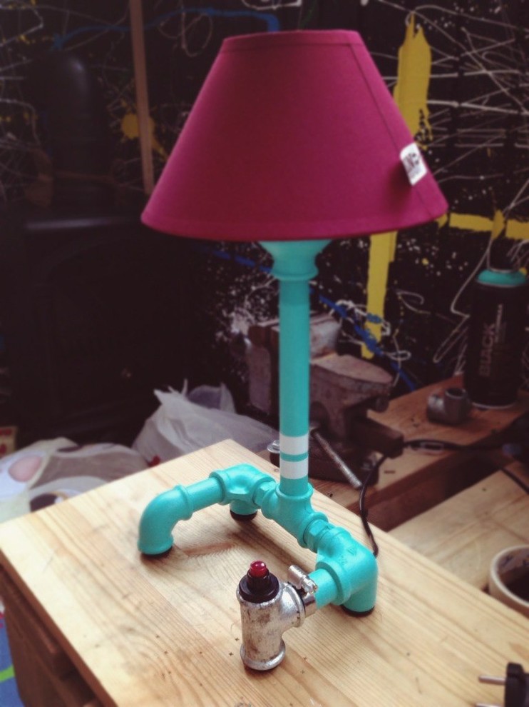 Светильники из водопроводной трубы