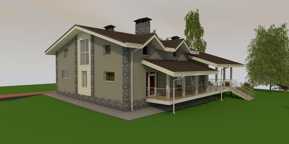 Шале с террасой