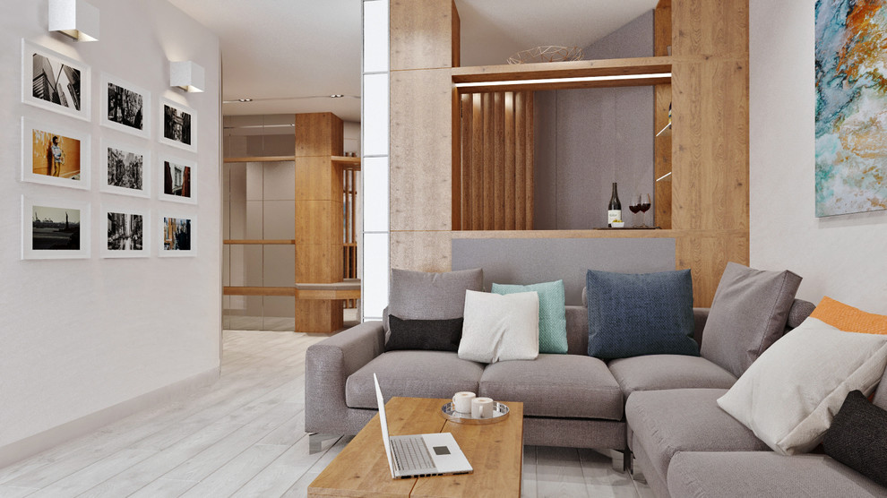 Общая зона с видом на бар