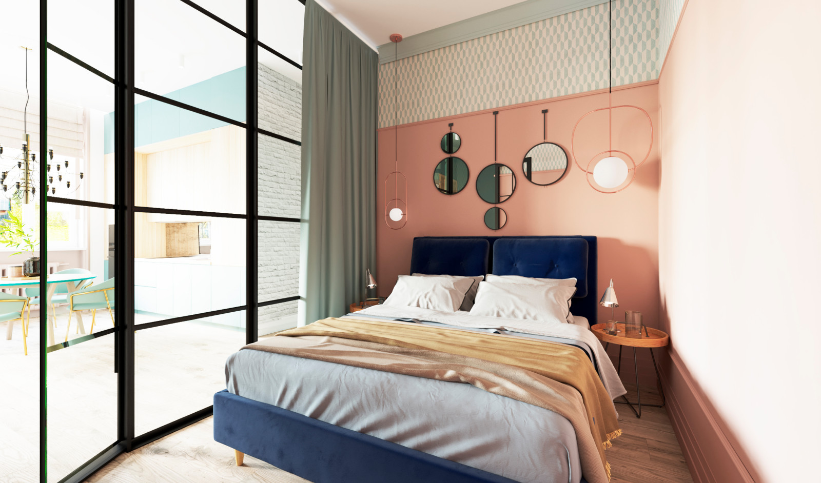 Квартира с потолками 3.4 м для молодой пары