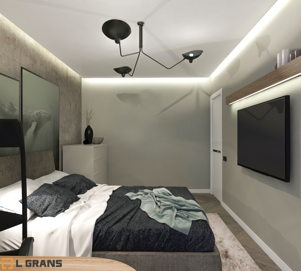 Дизайн интерьера 2к. квартиры в ЖК Культура