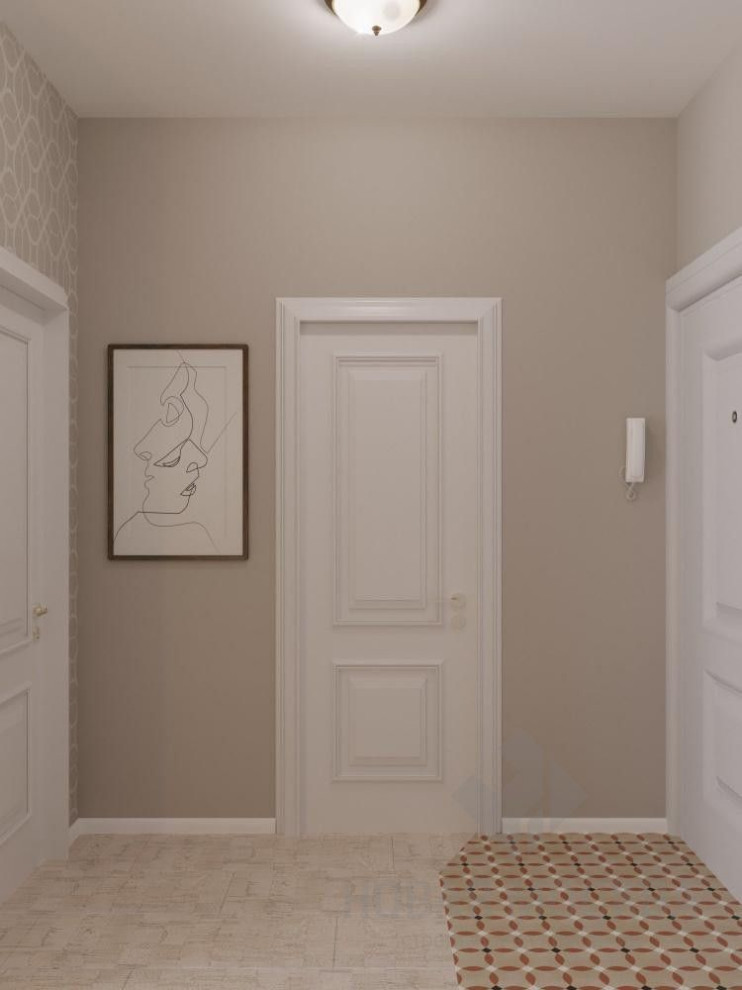 Дизайн-проект однокомнатной квартиры 40 кв.м в ЖК «Поколение»