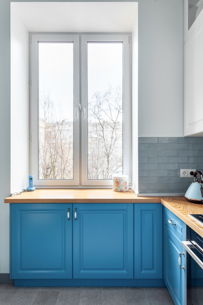 Столешница сложной формы из массива