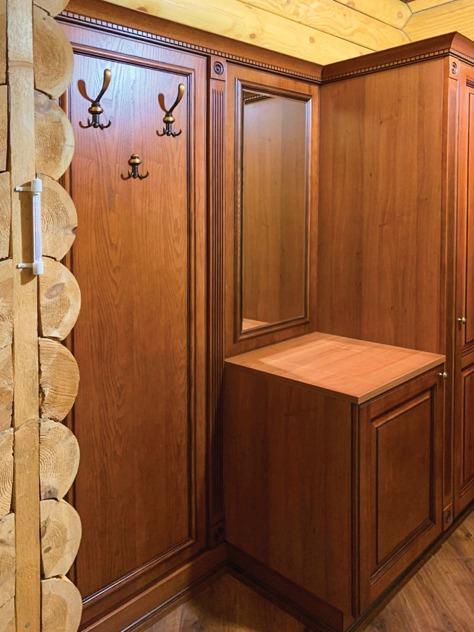 Английская классика в деревянном доме.