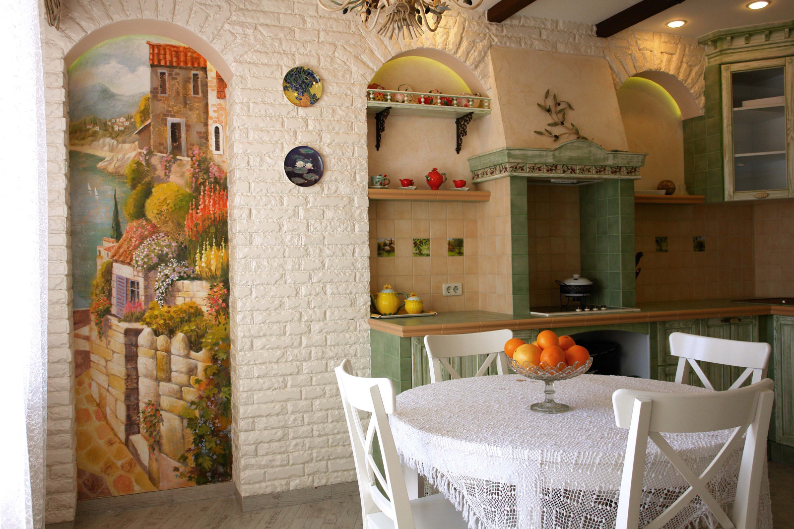 Роспись Декоративные штукатурки Фрески Лепка Картины Дизайн