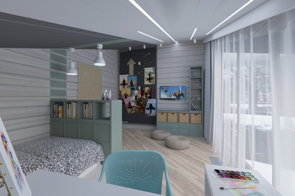 Интерьеры дома из бруса