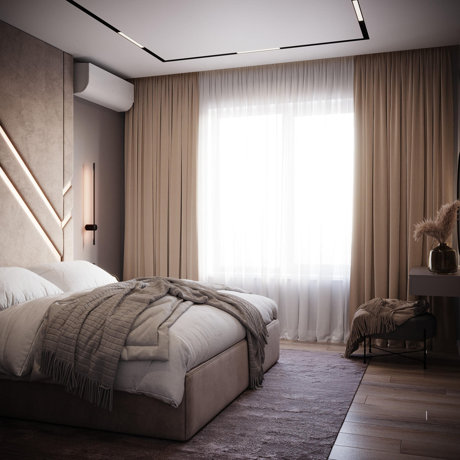 Интерьер трехкомнатной квартиры в стиле Неоклассика