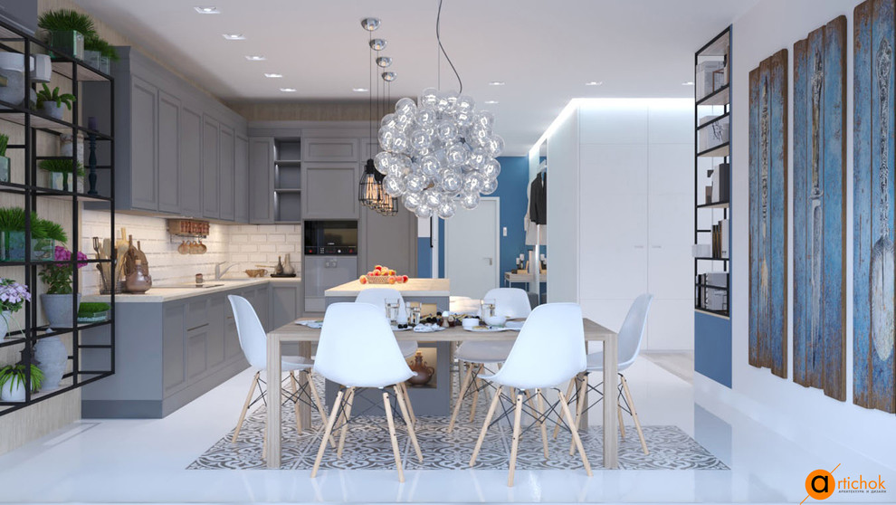 Идеи дизайна светлой кухни