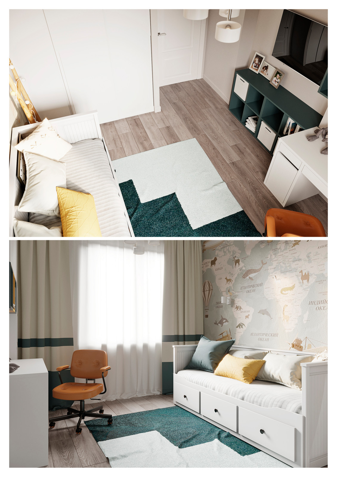 Двухкомнатная квартира для семьи в ЖК Загорье