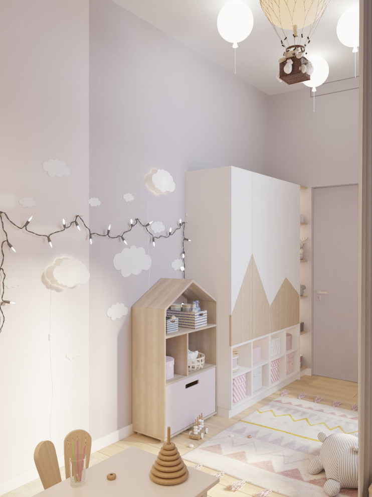 Интерьер квартиры для молодой семьи с тремя детьми