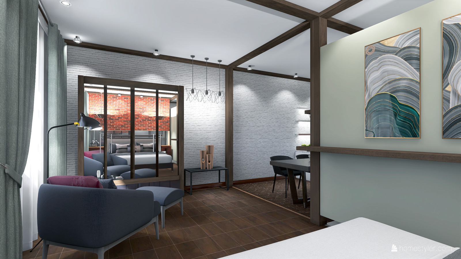 Стиль лофт_дизайн интерьера