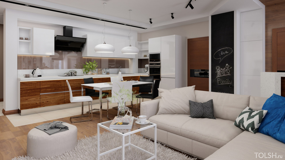 Ахроматизм белого со звучностью дерева