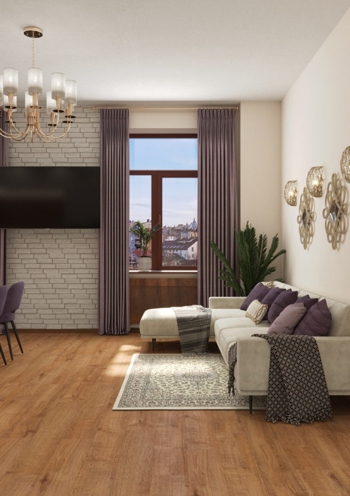 Обложка проекта: Apartment in a new house