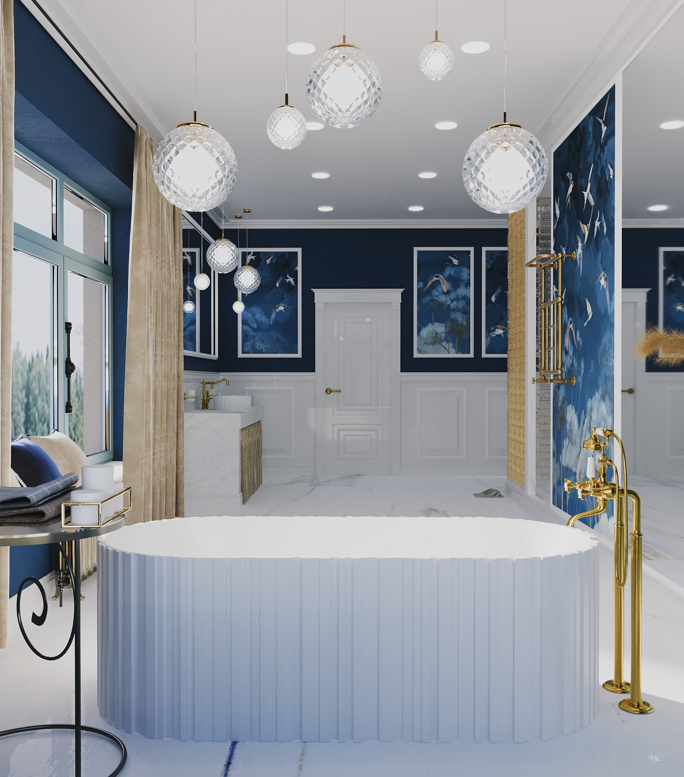 Усадьба с двумя флигелями.