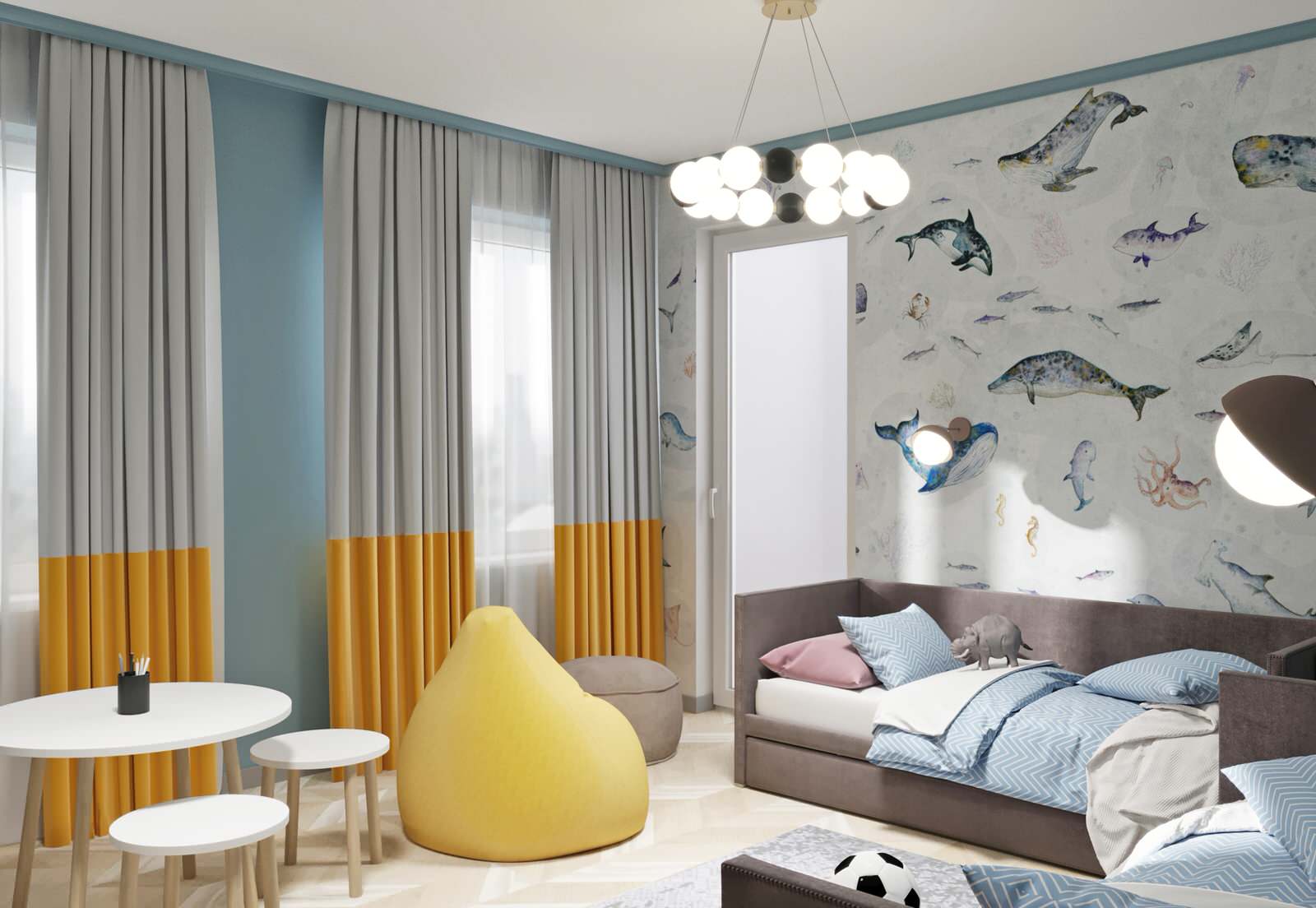 Квартира для молодой семьи с двумя детьми