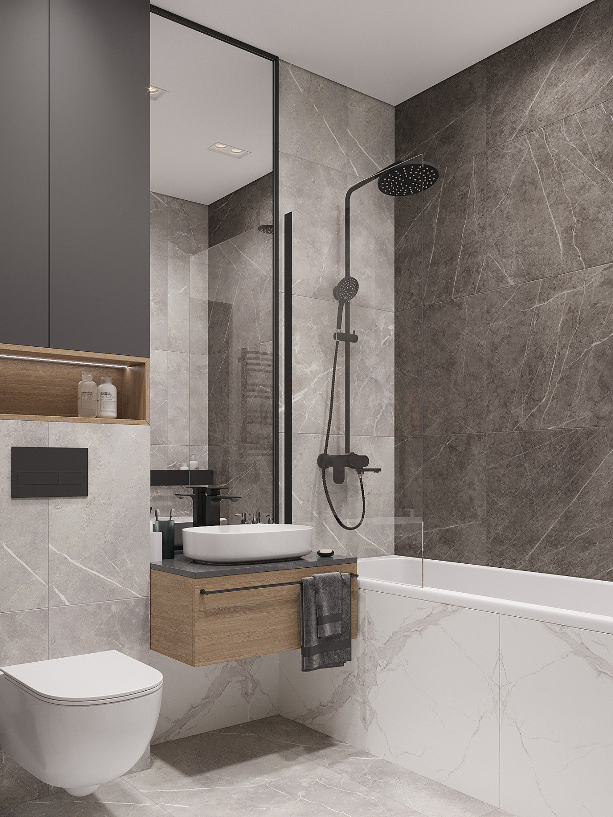 Обложка проекта: Современный интерьер в ЖК «Znak», Ижевск, 73 кв. м2