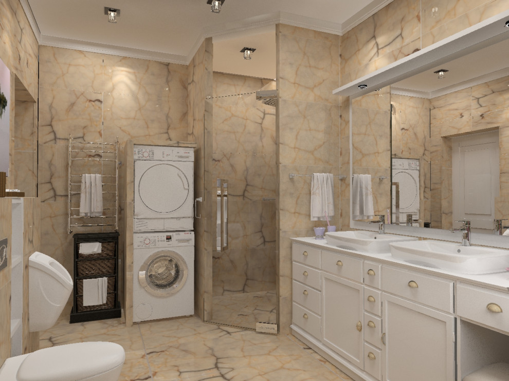 Обложка проекта: Ванна с окном в  частном доме