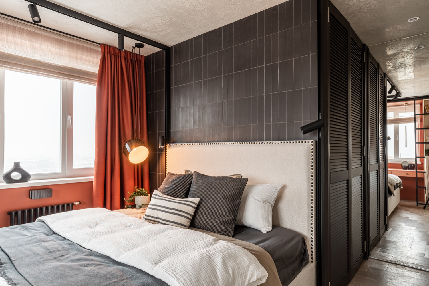 Спальня с огоньком