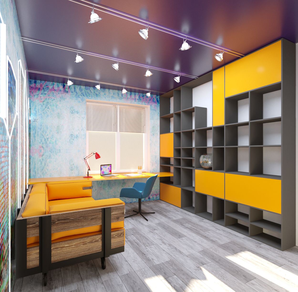 КВАРТИРА В СТИЛЕ ЛОФТ С ЭЛЕМЕНТАМИ ВЕСТЕРНА.