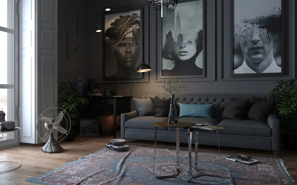 Дизайн проект гостиной