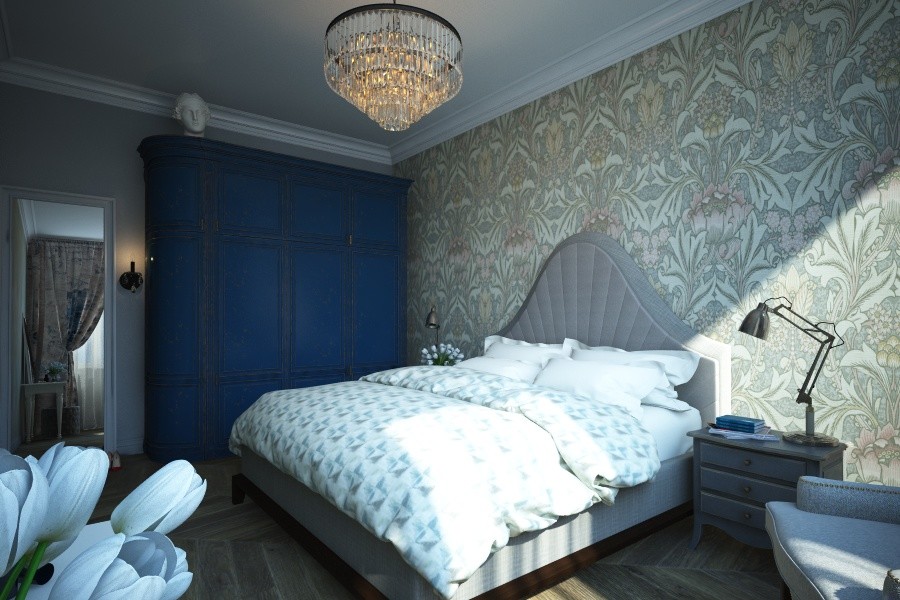 Обложка проекта: Проект спальни для девушки