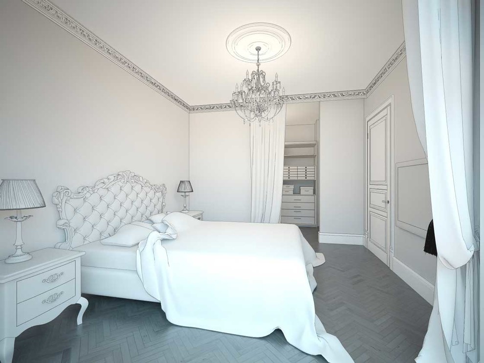 Квартира к классическом стиле нео-барокко