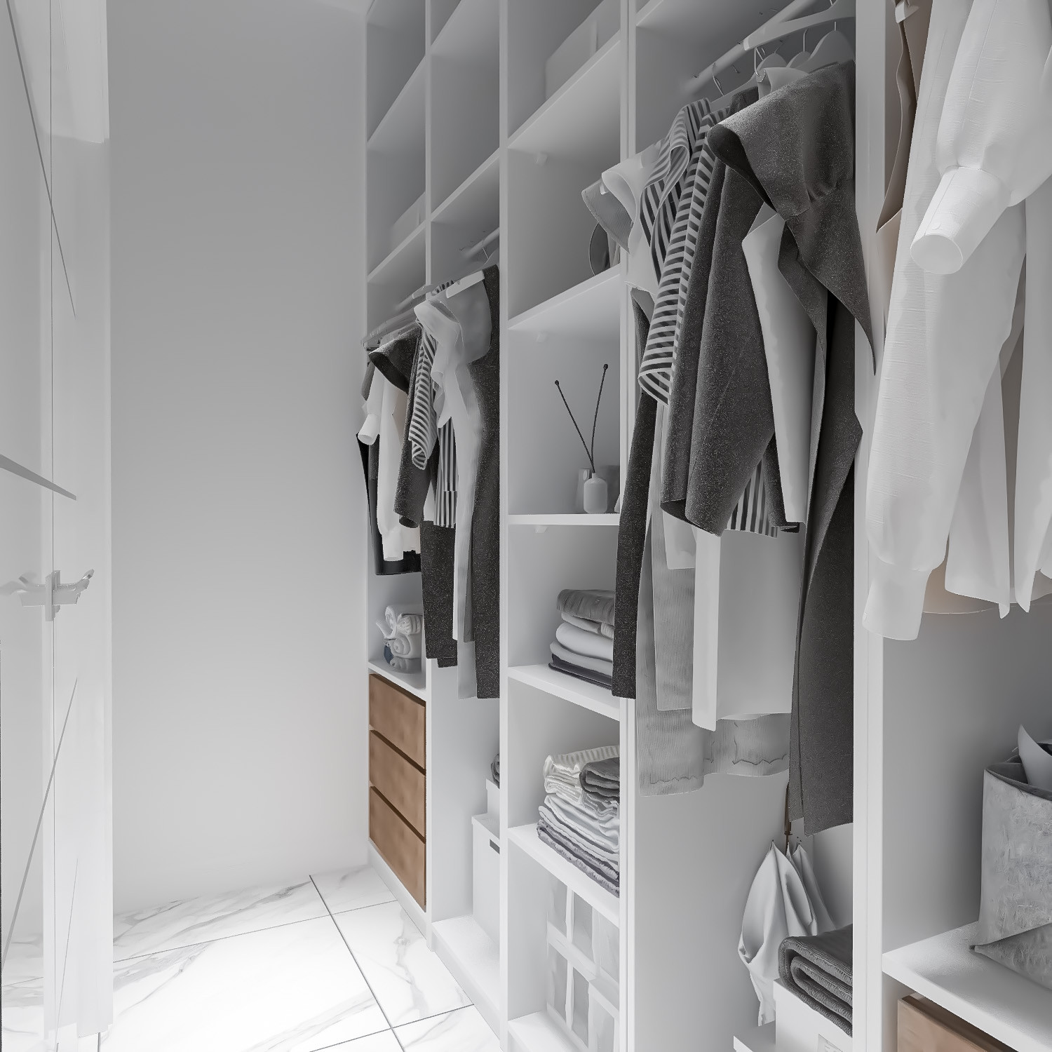 2020. 13. 10. Проект дизайна интерьера квартиры (ванная , санузел, гардероб)