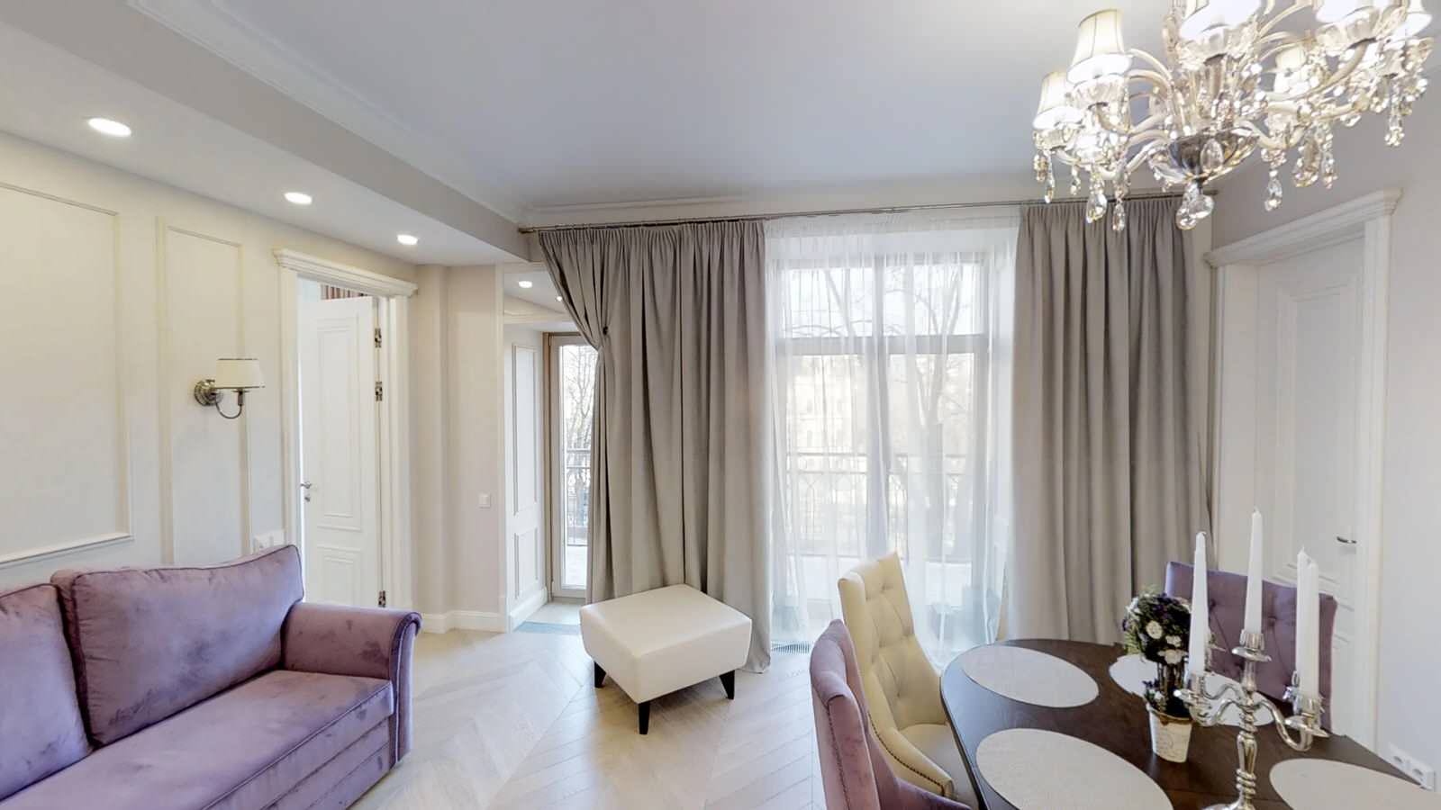 Квартира 100 кв.м. в здании сталинского конструктивизма.