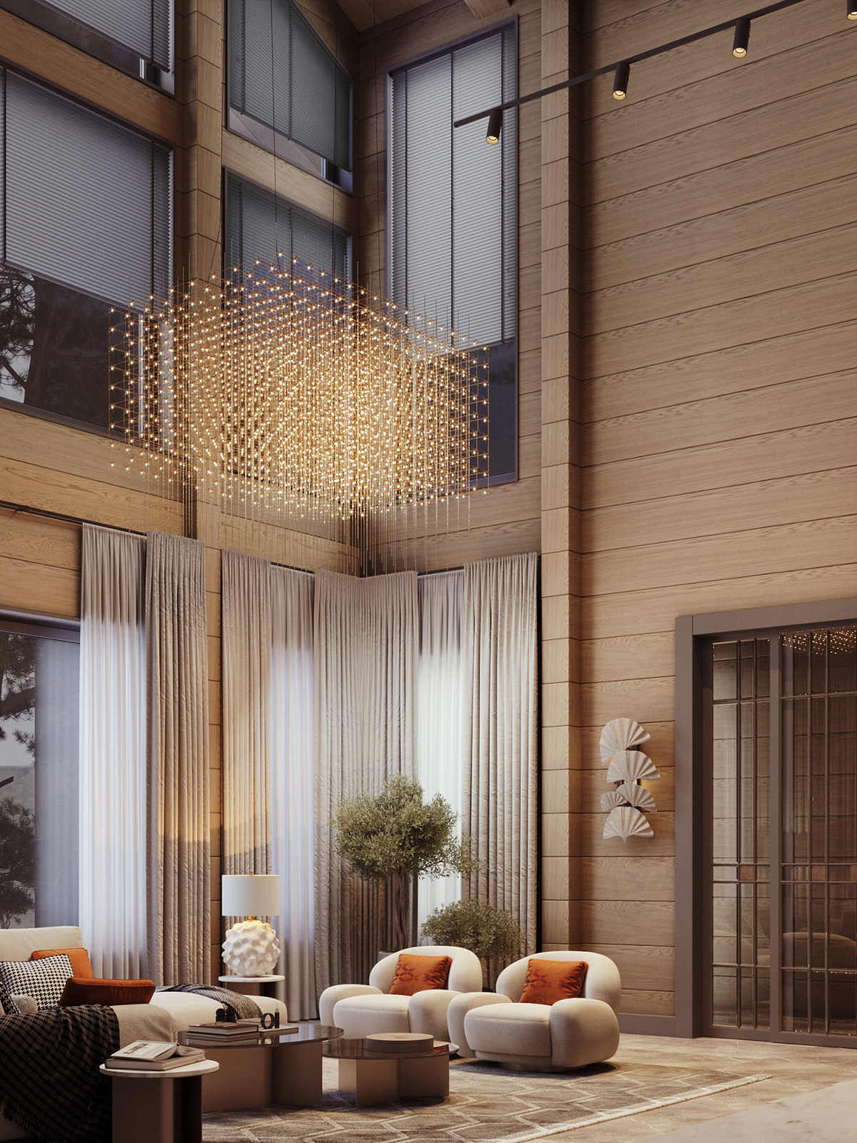 Интерьер загородного дома.