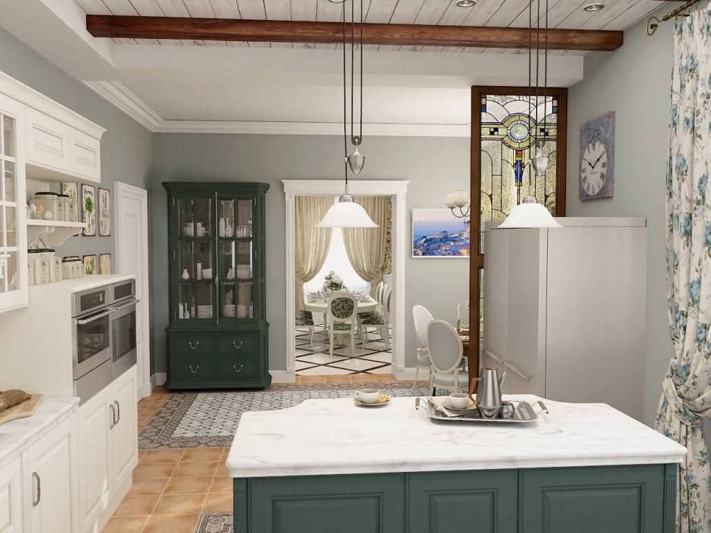 Дом в стиле прованс, пос. Малиновка