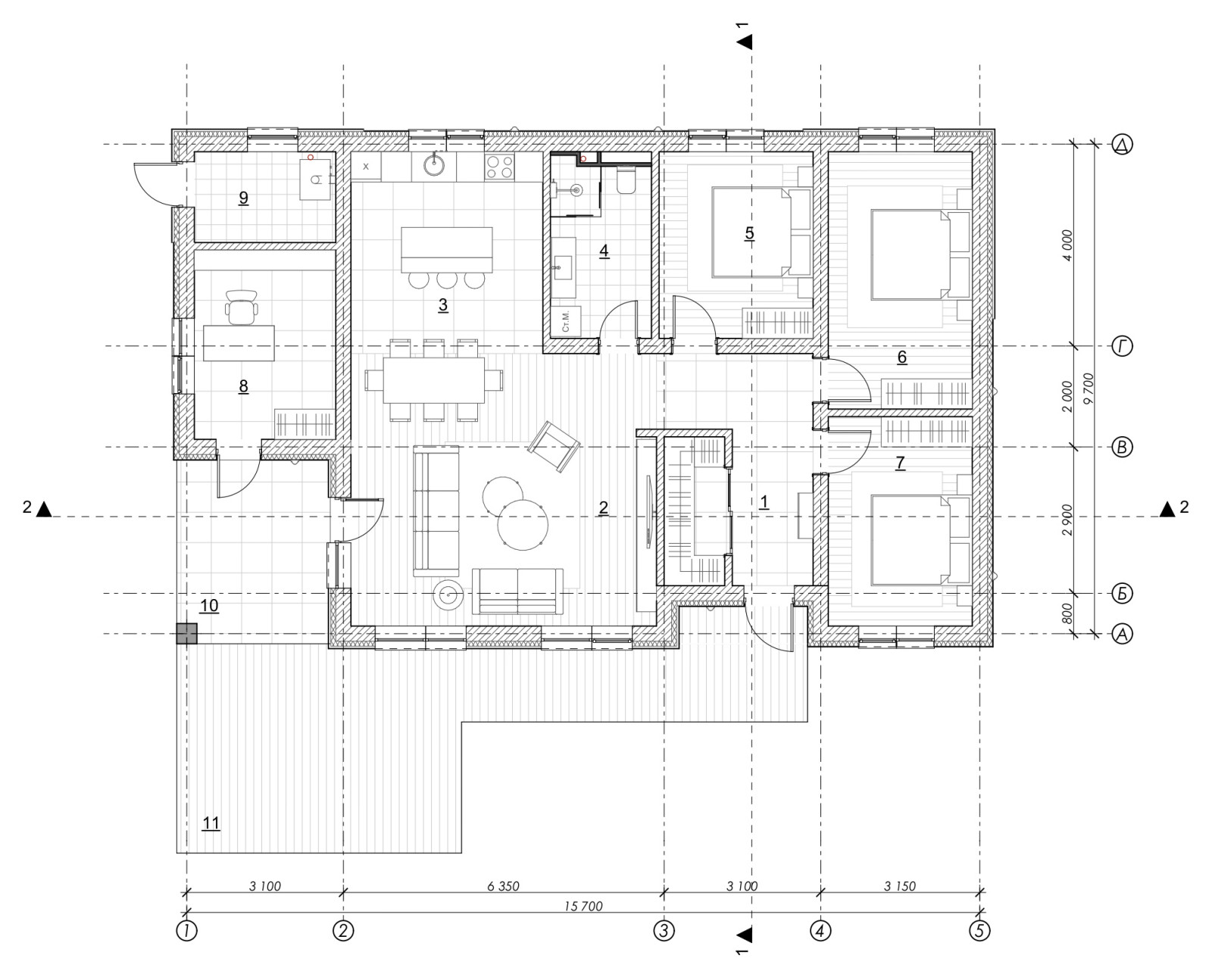 Дом в Нижегородской области.