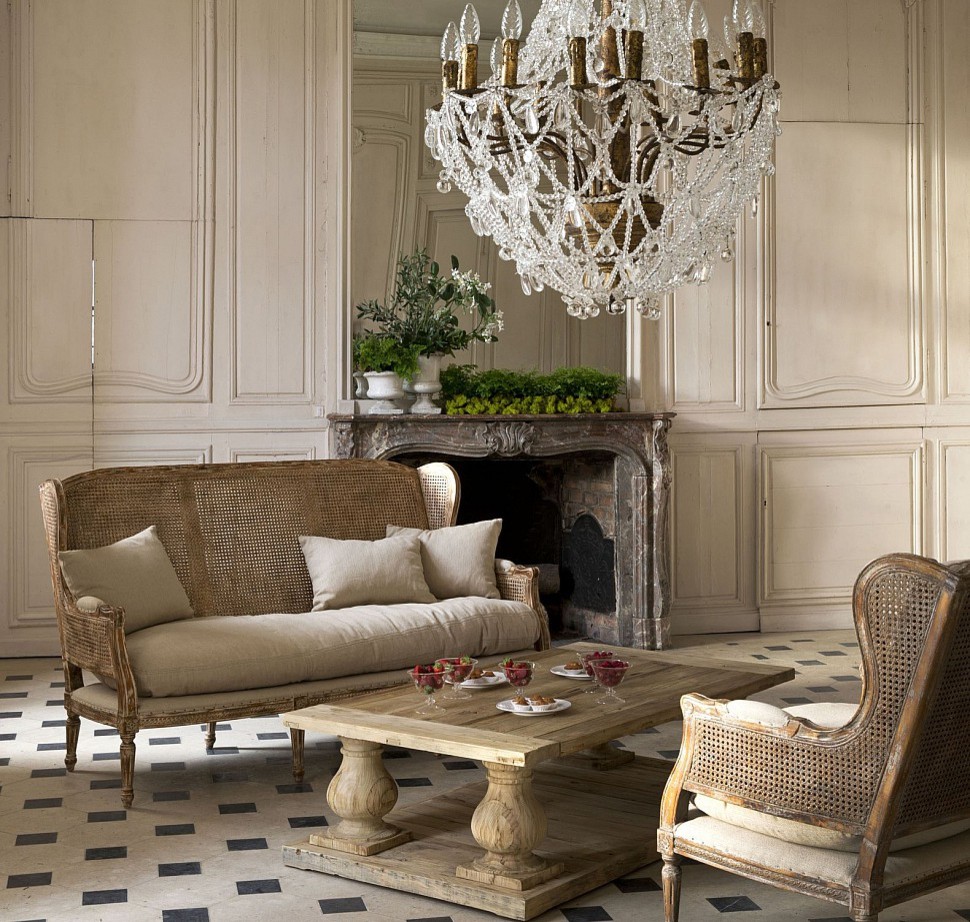 Гостиная во французском стиле