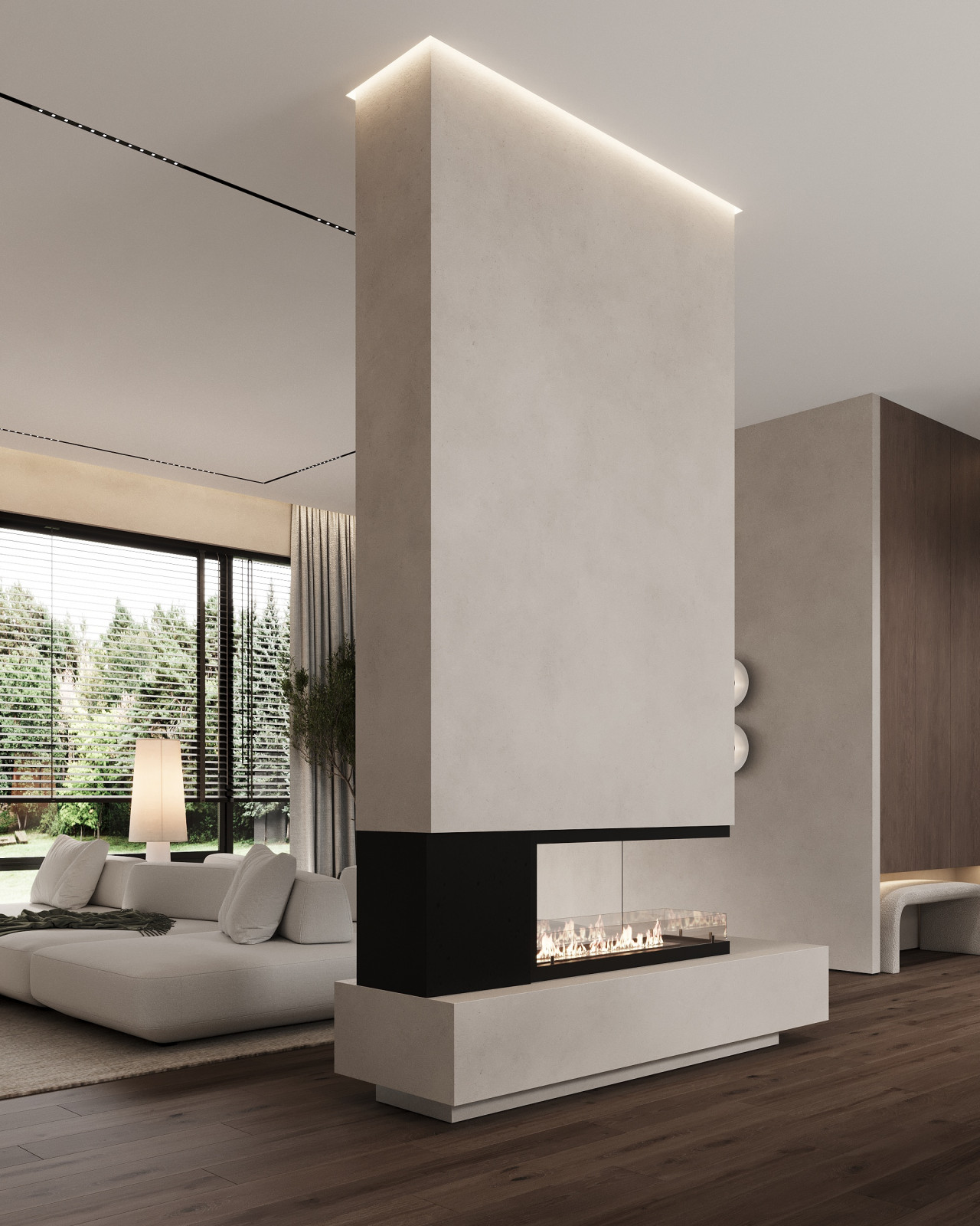 Проект интерьера для загородного дома в Липецке